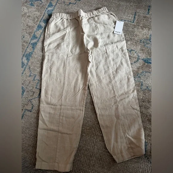NWT Linen High Waisted Pants